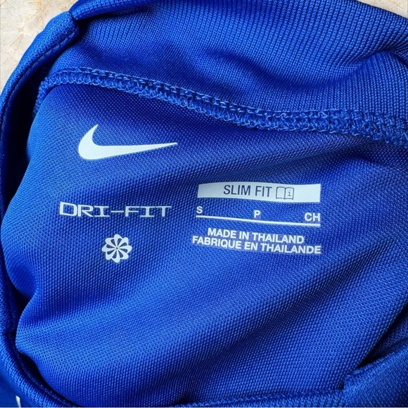 NWT Nike 2022-23 PSG DF Strike SS Youth Top Blue‎ Size Small slim fit - Picture 5 of 6